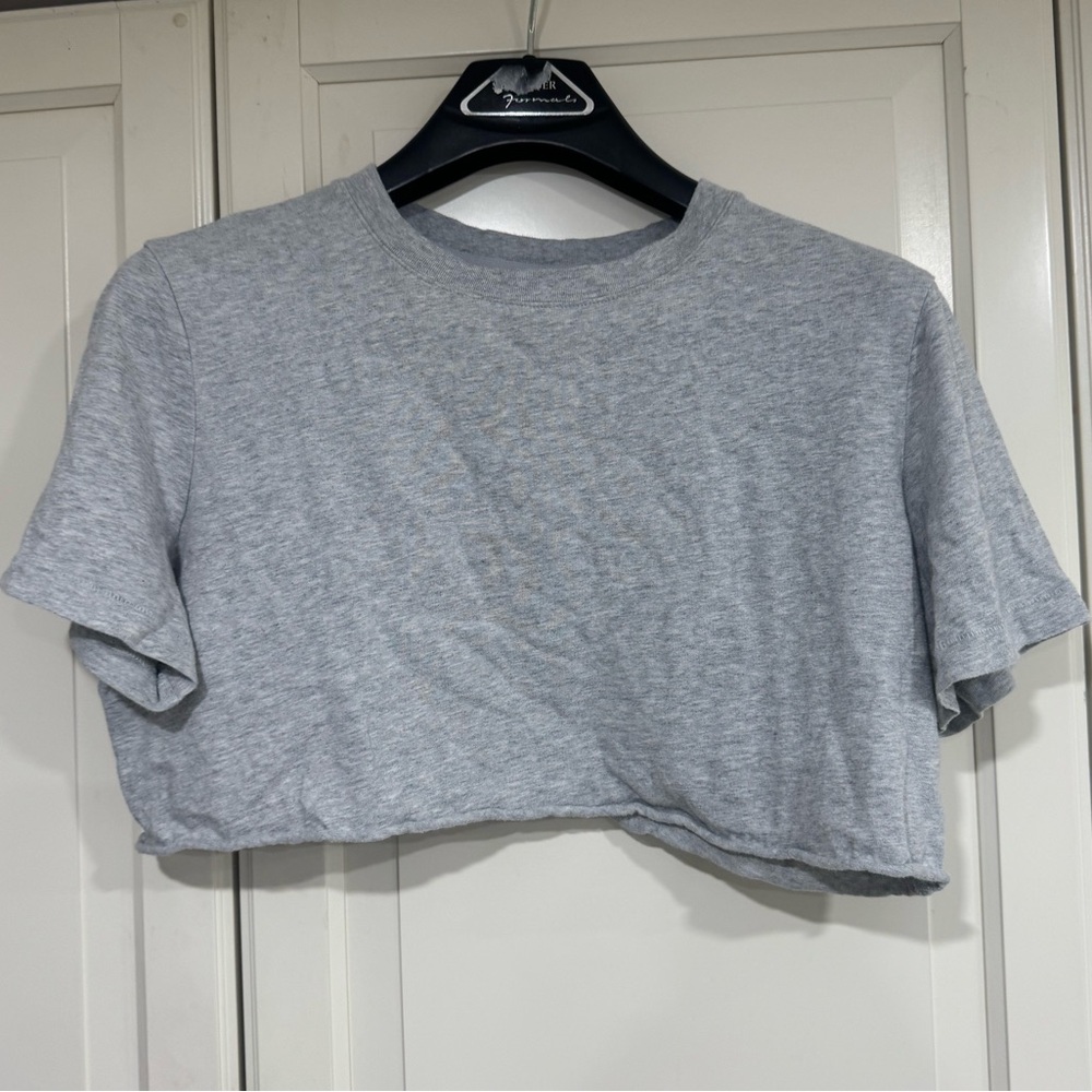 Classic Gray Women's Crop Top